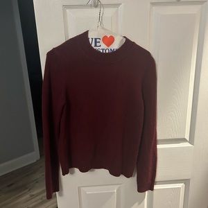 Maroon Banana Republic sweater
